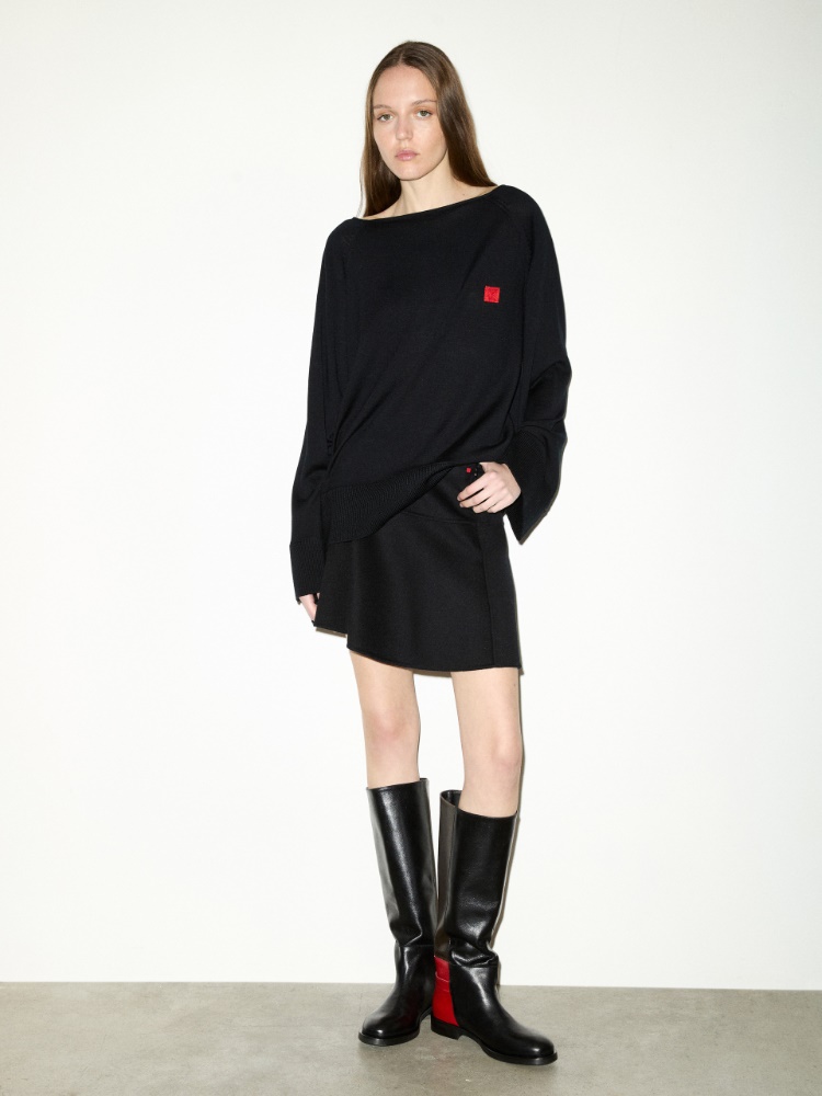 Colour-blocked leather boots - MAX&Co. - 5