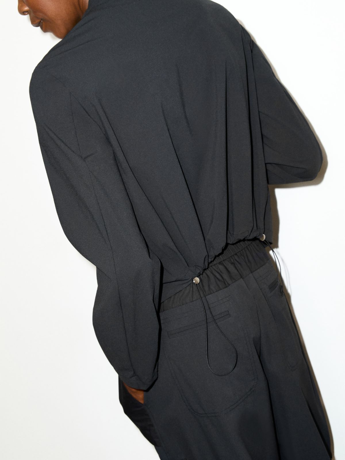 Technical-jersey jacket - BLACK - MAX&Co.