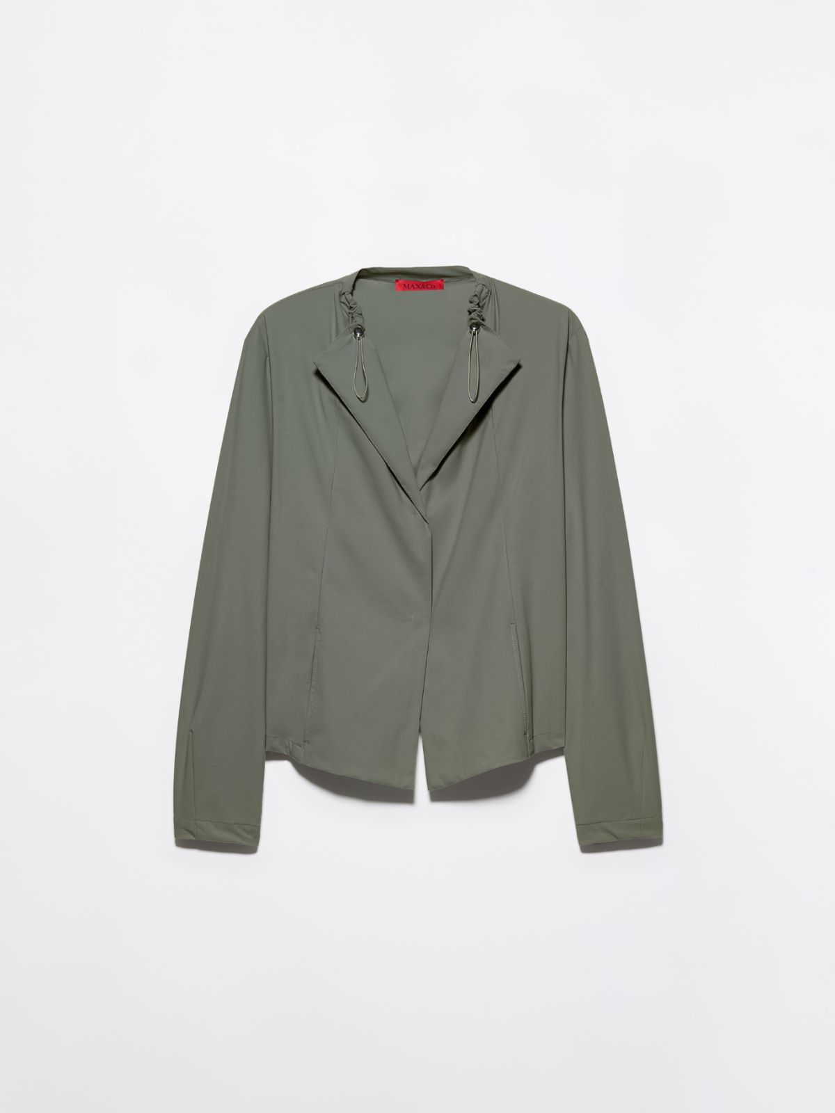 Technical-jersey jacket - KAKI - MAX&Co.