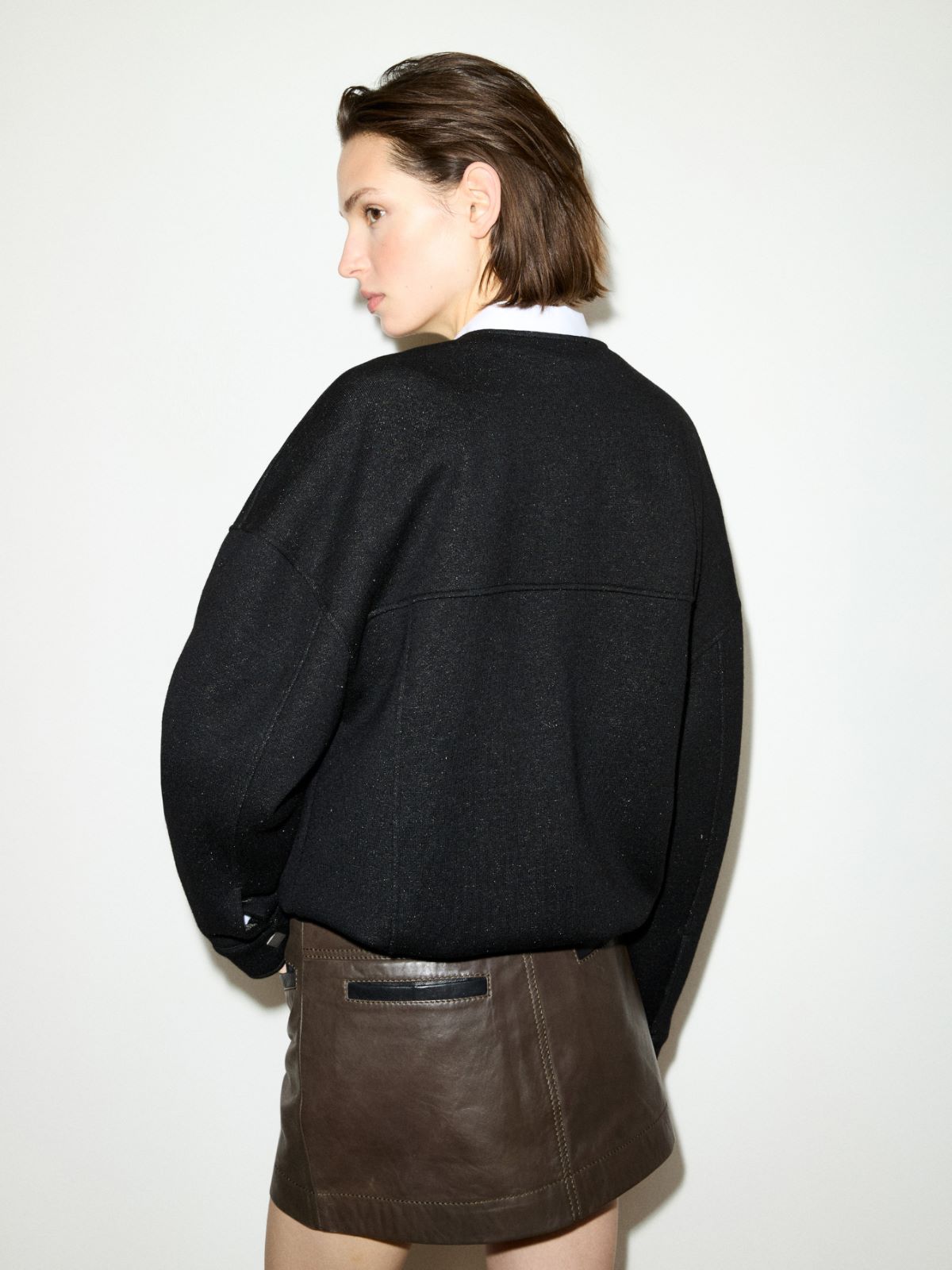 Veste en jersey et tweed - NOIR - MAX&Co. - 2