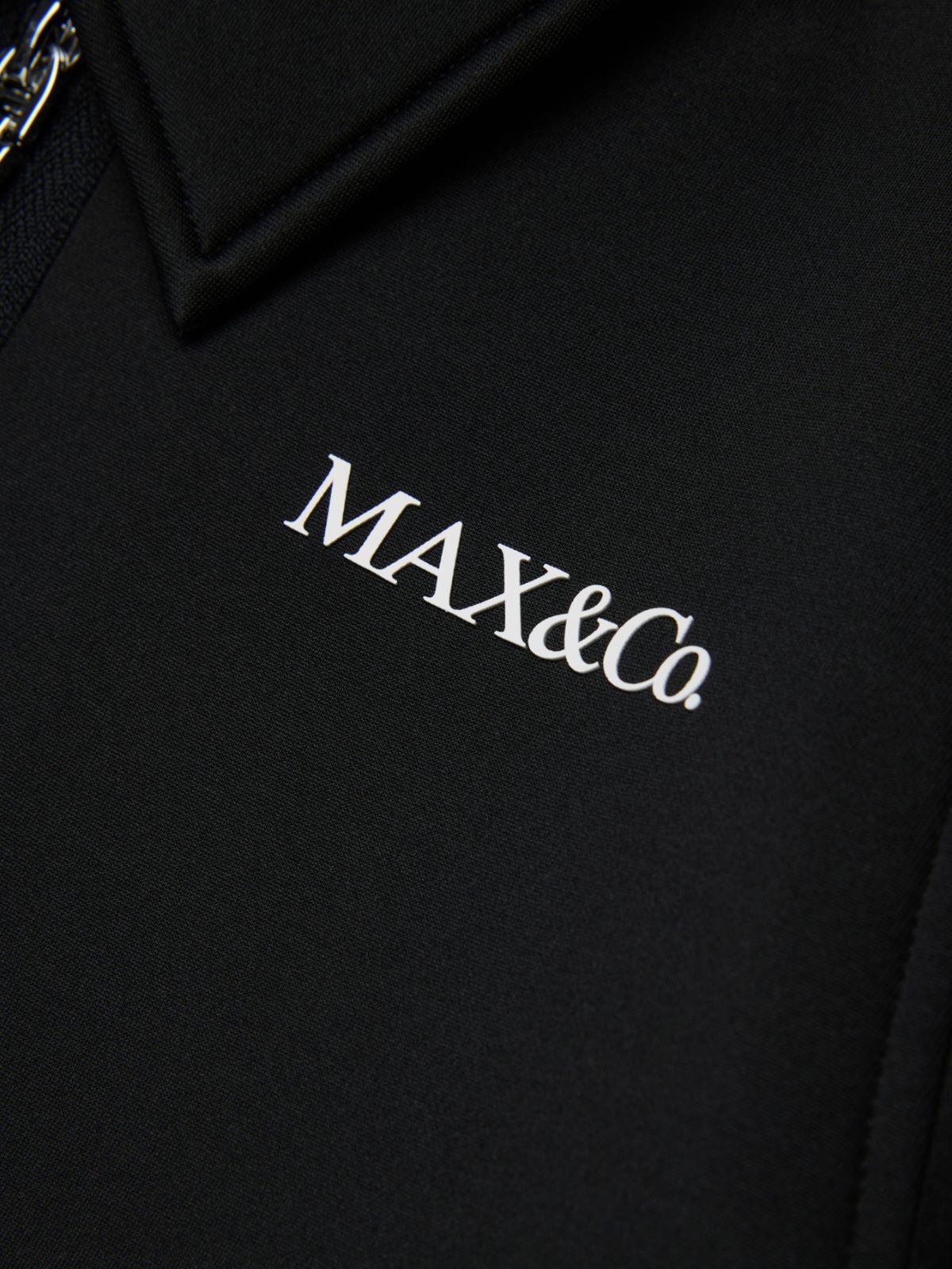 Short jacket with printed logo KID - BLACK - MAX&Co. - 4