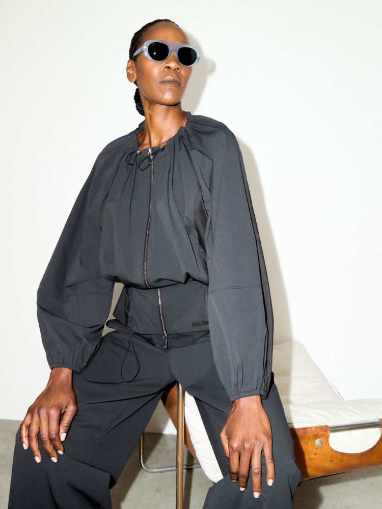 Drawstring jersey jacket - MAX&Co.