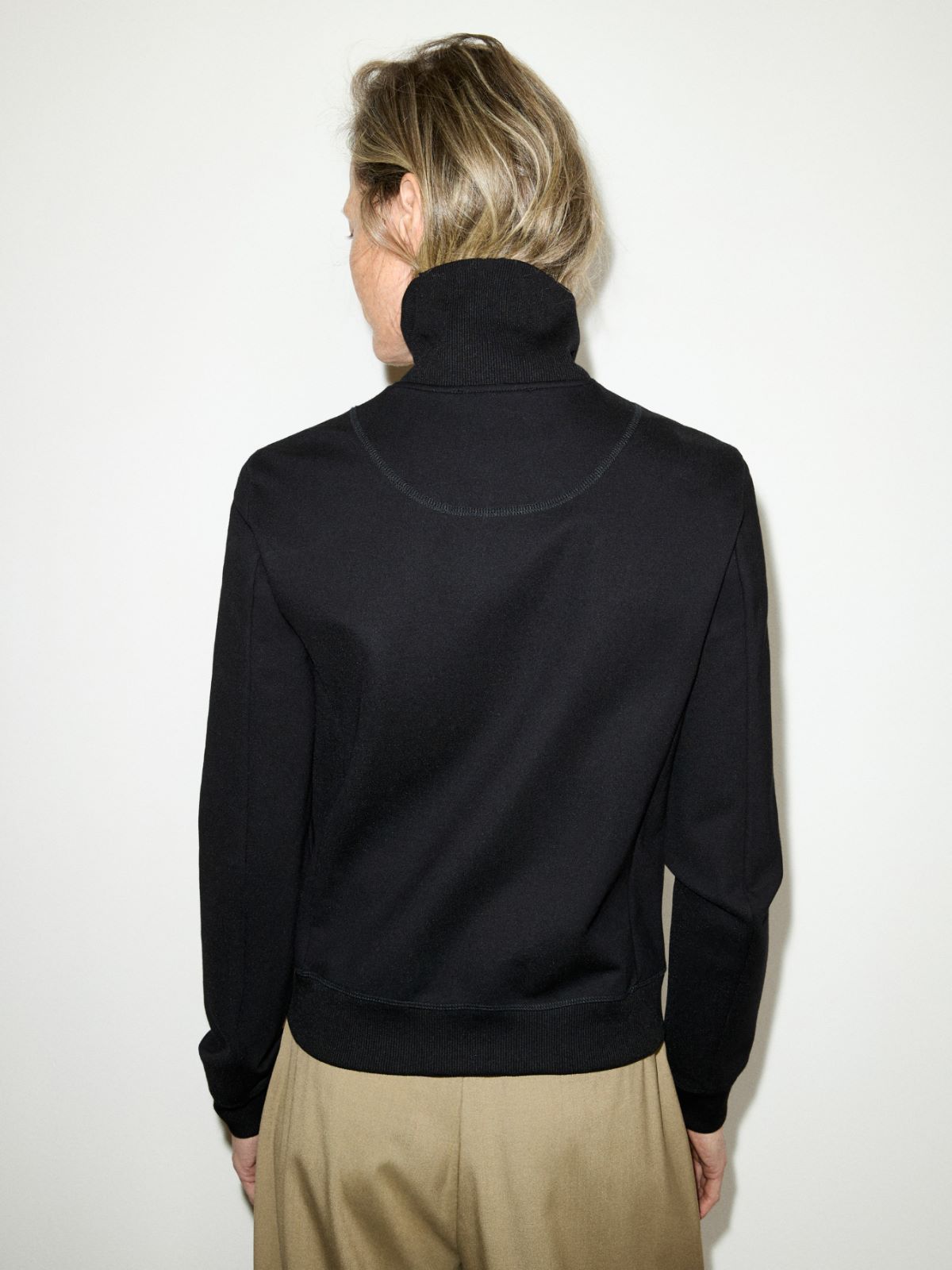 Technical-jersey sweatshirt - BLACK - MAX&Co. - 2