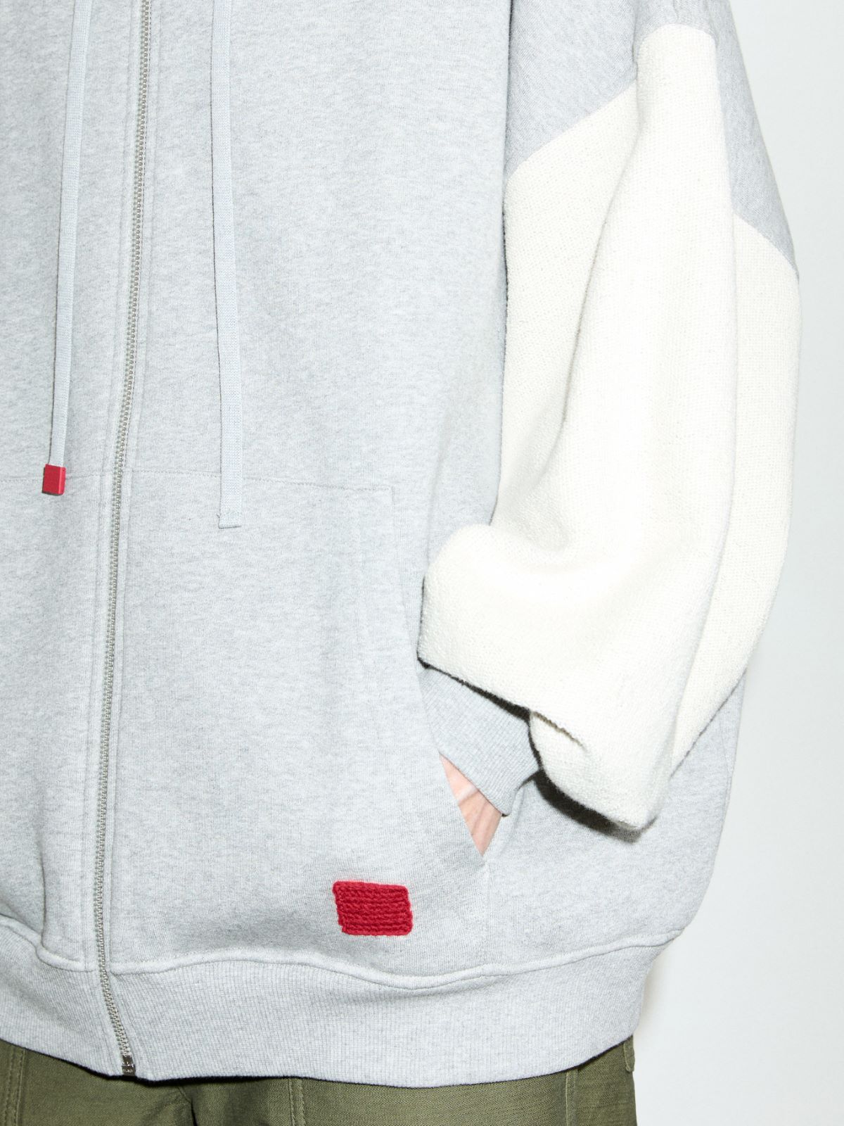 [エディッティ]  オーバーサイズ フーディ - MELANGE GREY - マックスアンドコー公式オンラインショップ - 4