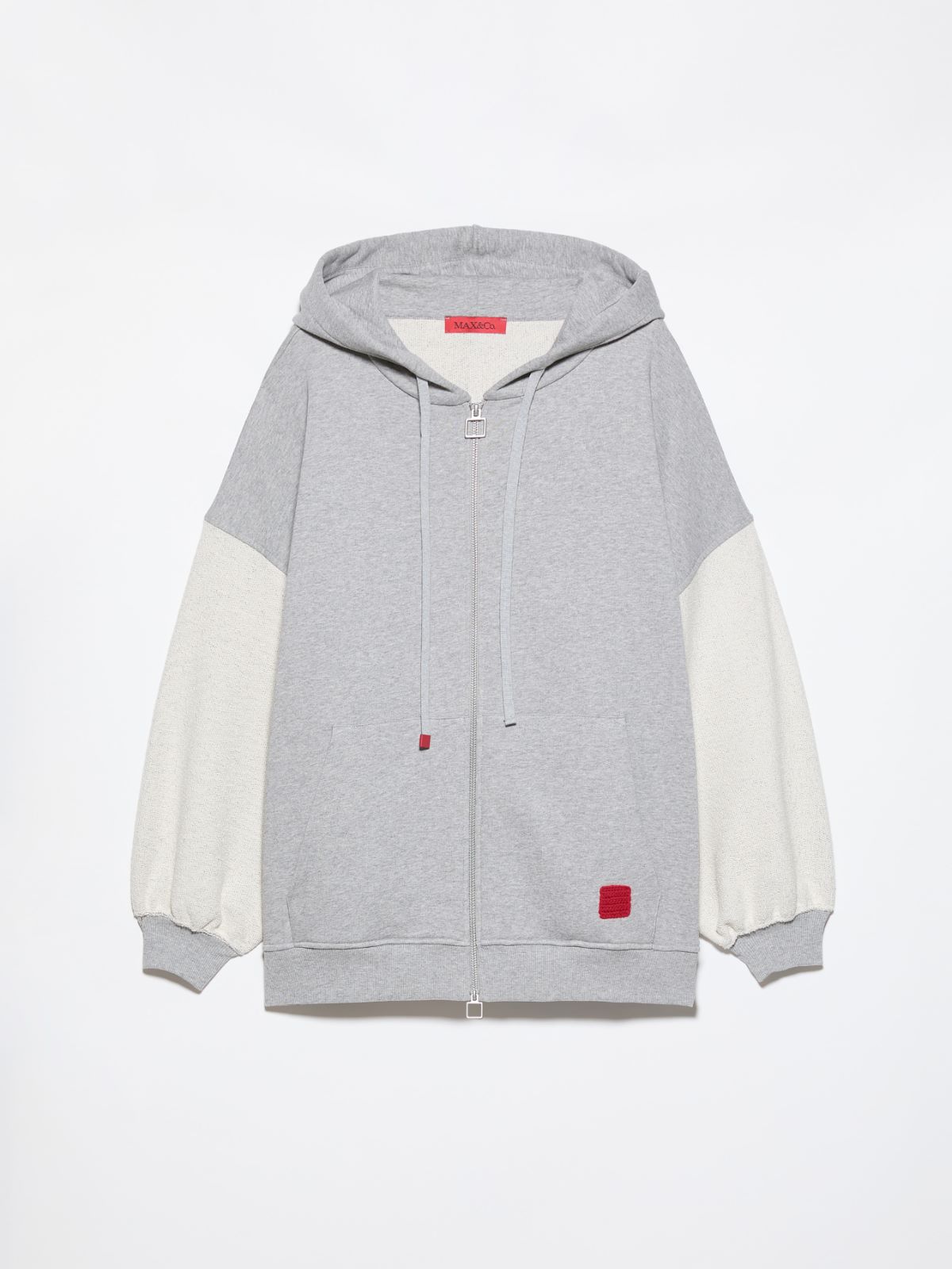 [エディッティ]  オーバーサイズ フーディ - MELANGE GREY - マックスアンドコー公式オンラインショップ - 6