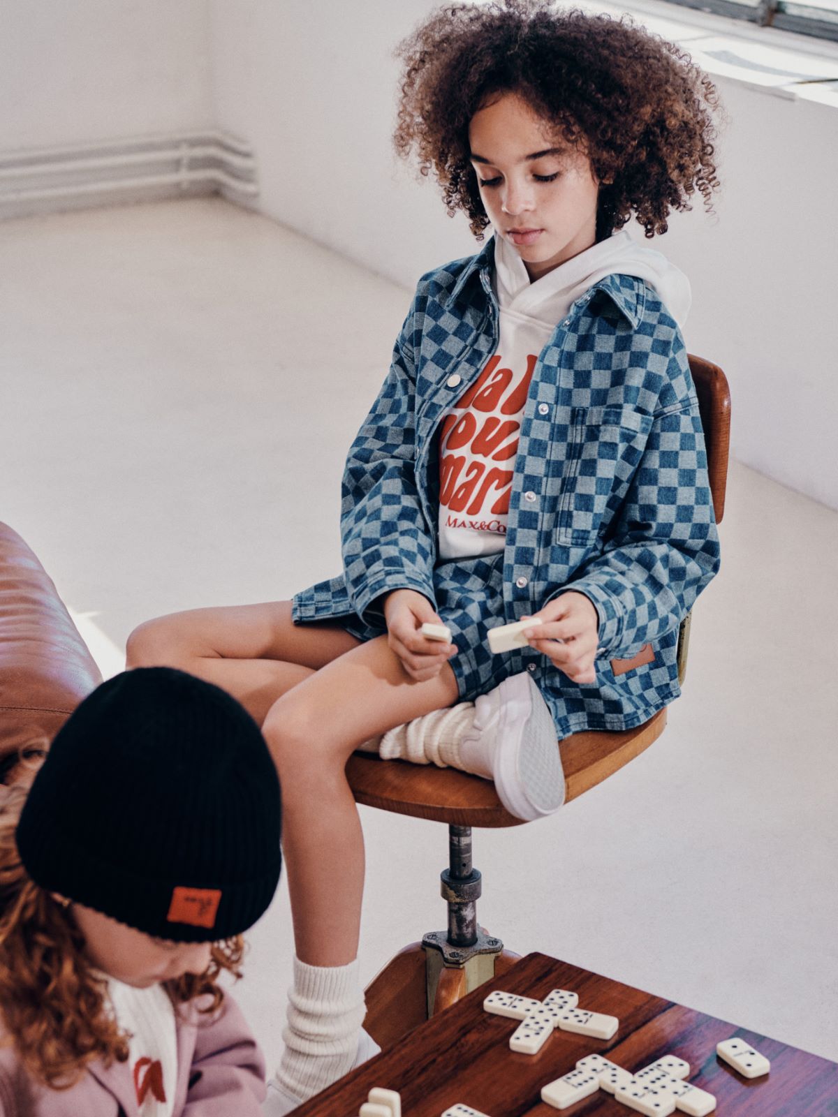 Sweat-shirt avec imprimé sur le devant KID - BLANC LAINE - MAX&Co. - 4
