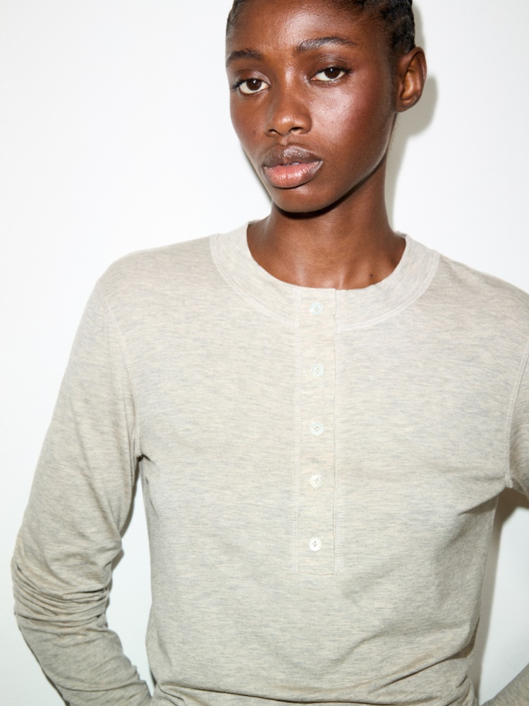 Fluid jersey henley shirt - MAX&Co. - 3