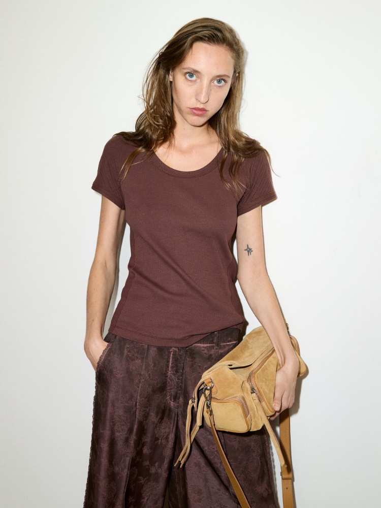 Slim-fit cotton-jersey T-shirt - MAX&Co.