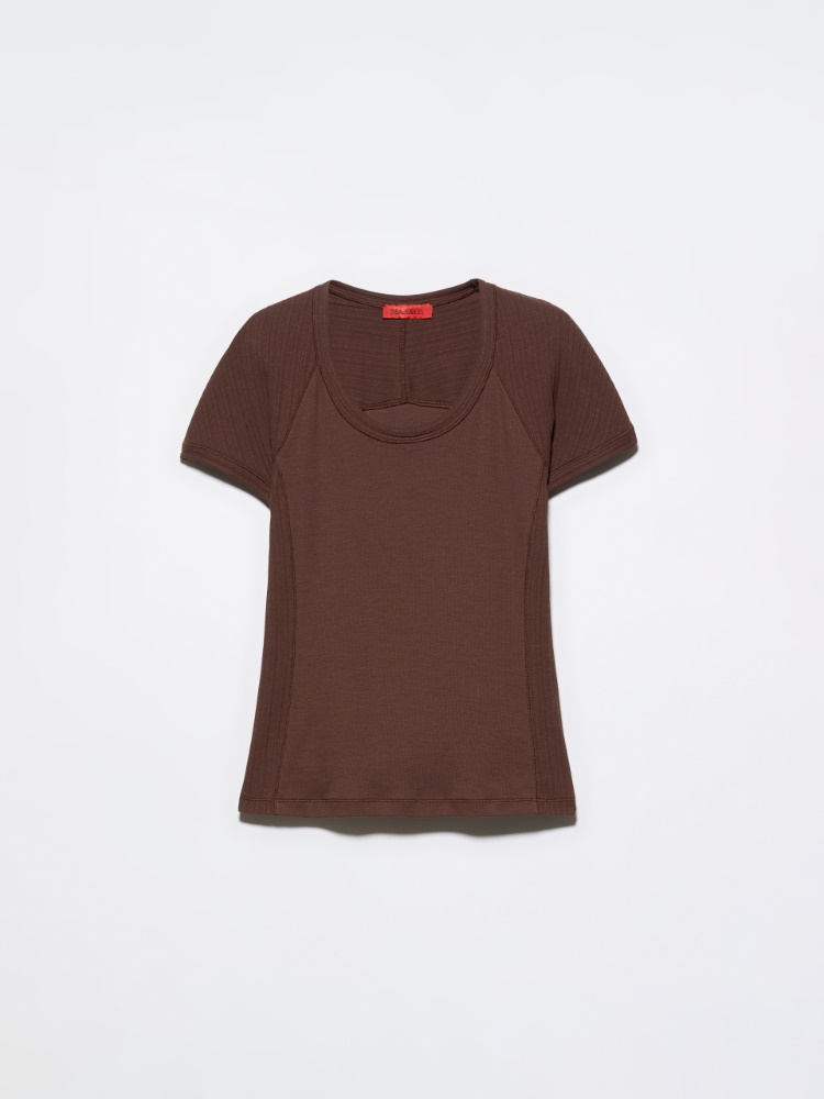 Slim-fit cotton-jersey T-shirt - MAX&Co. - 5