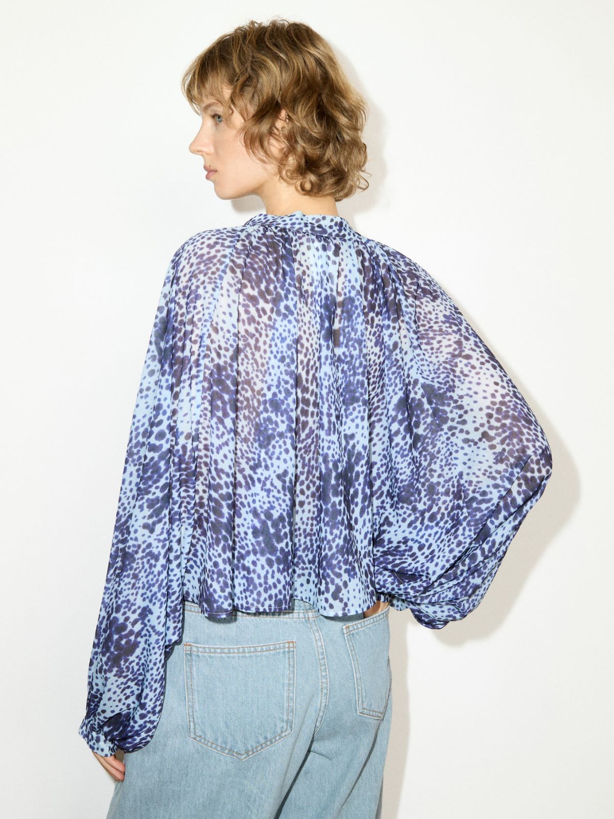 Jersey circle shirt - LIGHT BLUE - MAX&Co.
