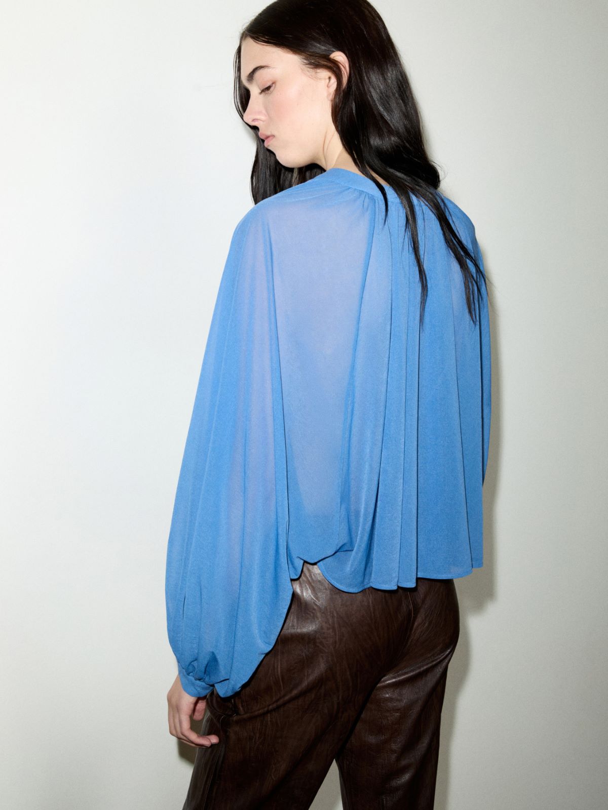 Jersey circle shirt - DEEP BLUE - MAX&Co.