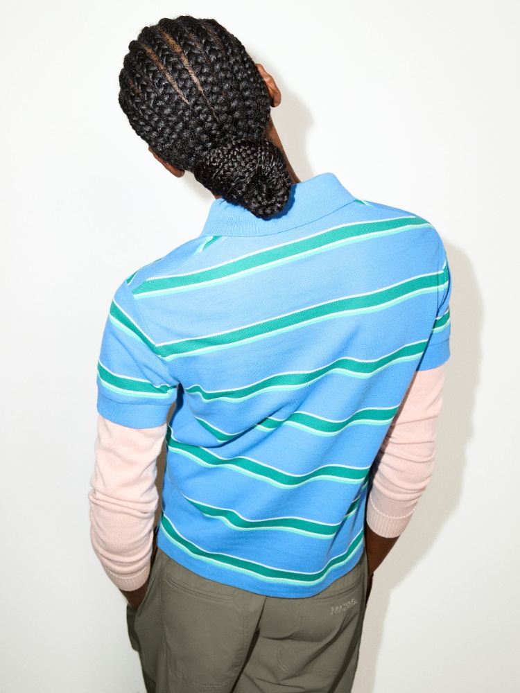 Striped embroidered polo shirt - MAX&Co. - 2