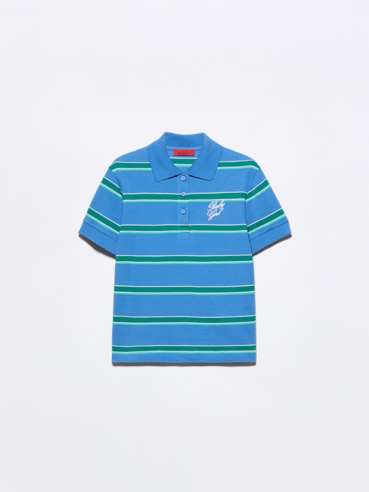 Striped embroidered polo shirt - MAX&Co. - 5