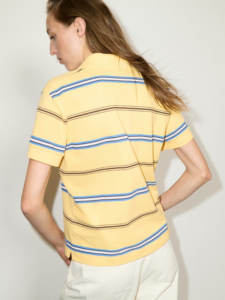 Striped embroidered polo shirt - MAX&Co. - 2