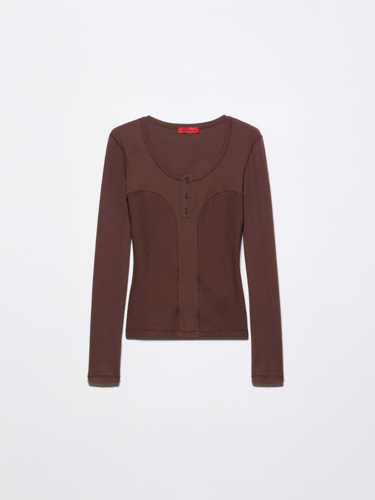 Slim-fit granddad top - MAX&Co. - 5