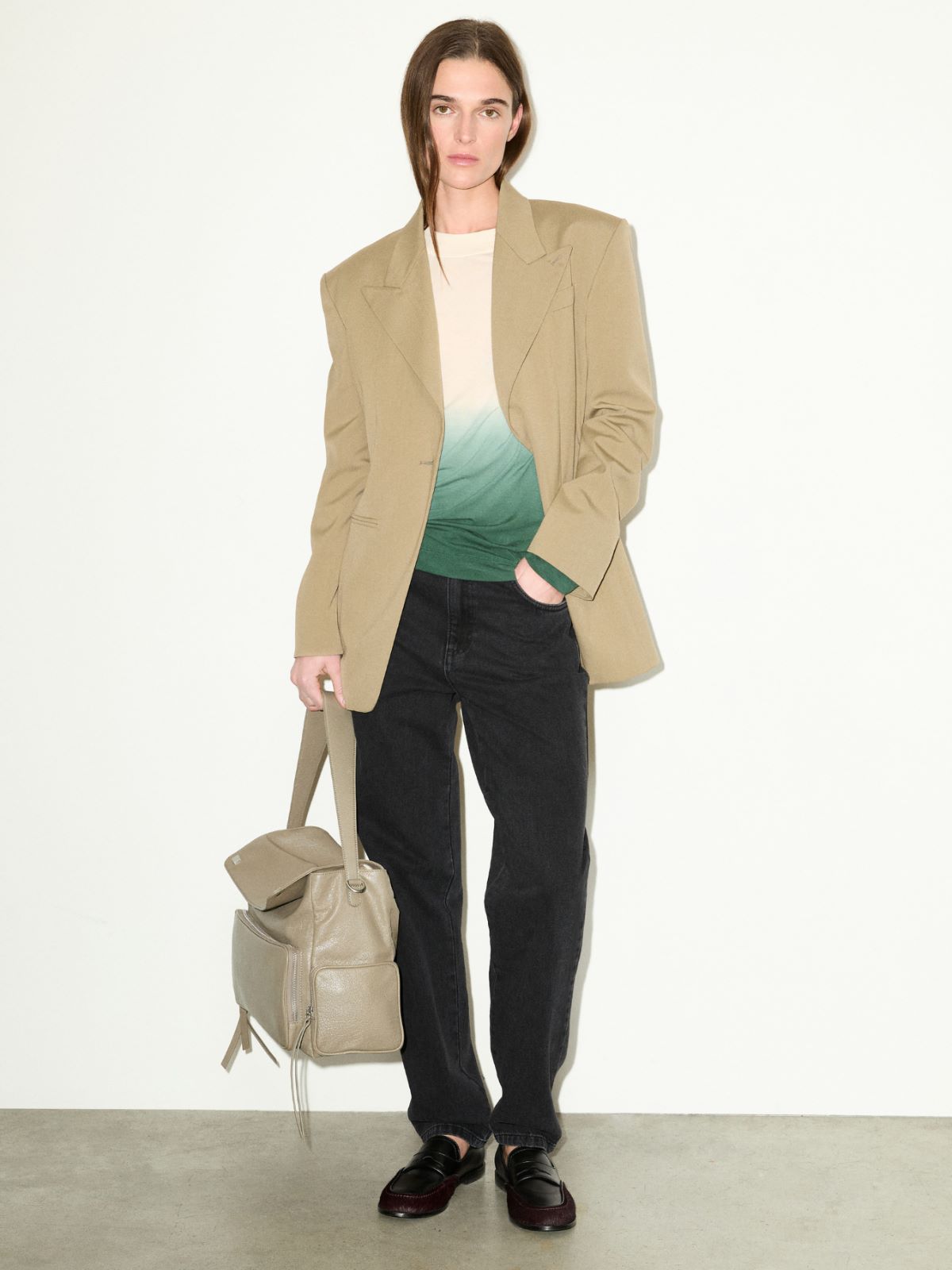 Layered jersey T-shirt - GREEN - MAX&Co. - 5