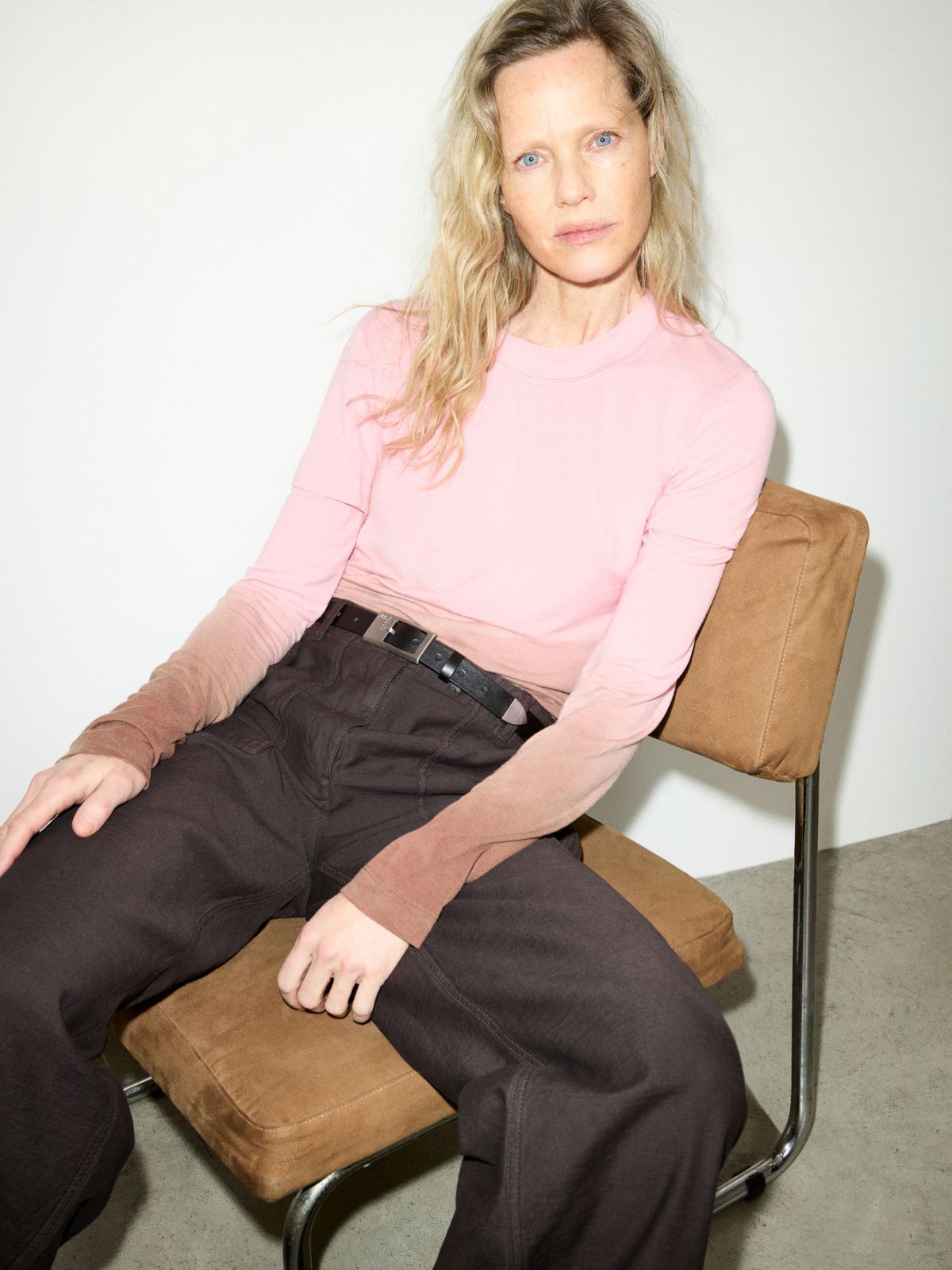 Layered jersey T-shirt - OTTER - MAX&Co.