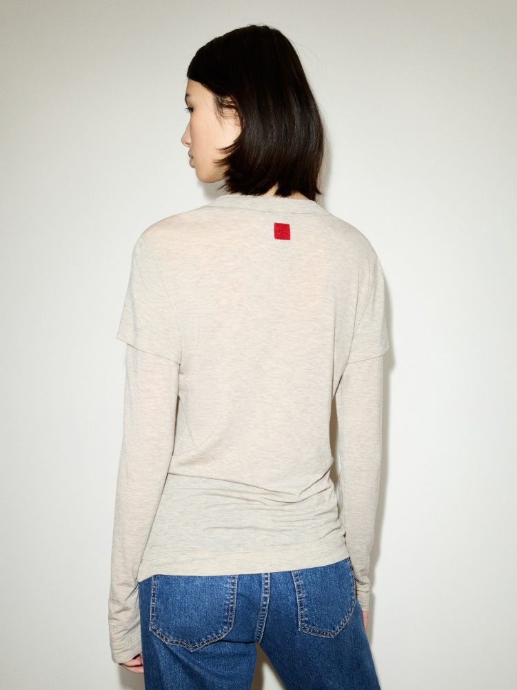 Layered jersey T-shirt - MAX&Co. - 2