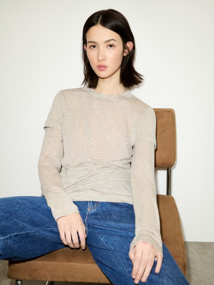 Layered jersey T-shirt - MAX&Co.