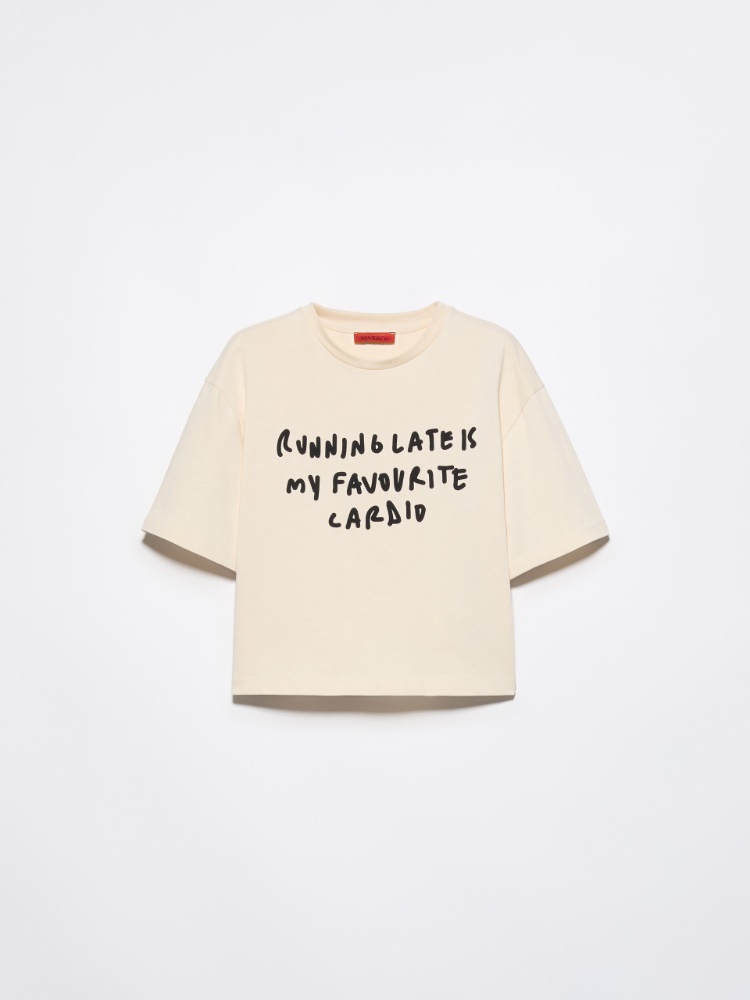 Slogan-print boxy-fit T-shirt - MAX&Co. - 6