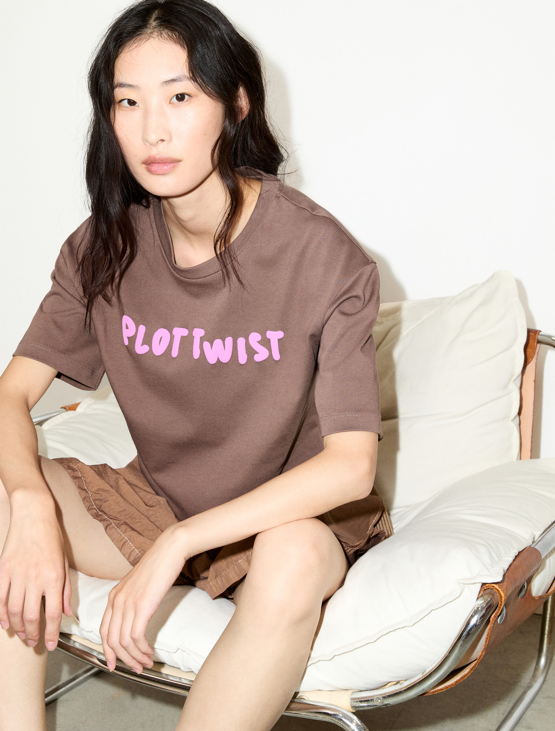 Slogan-print boxy-fit T-shirt - MAX&Co.