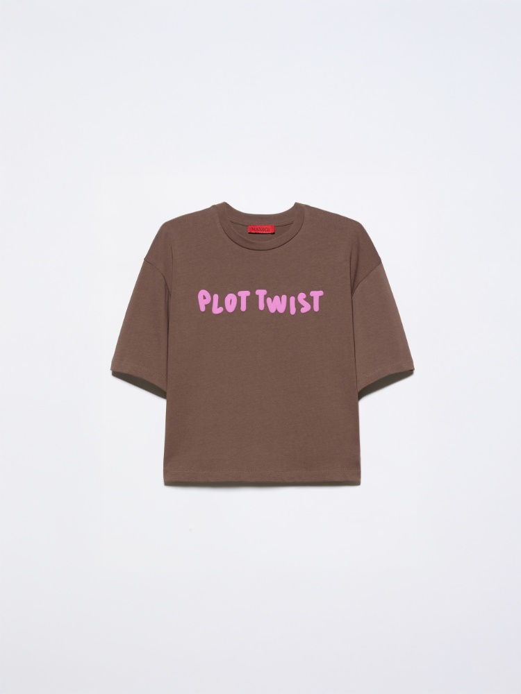 Slogan-print boxy-fit T-shirt - MAX&Co. - 5