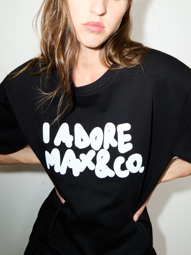 Slogan-print boxy-fit T-shirt - MAX&Co. - 3