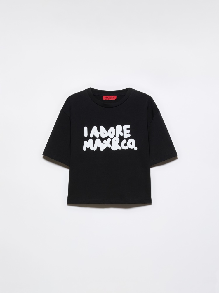 Slogan-print boxy-fit T-shirt - MAX&Co. - 5