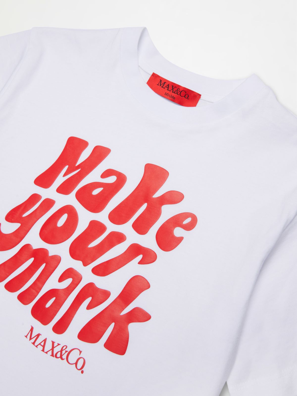T-shirt with front print and logo KID - WHITE - MAX&Co. - 3