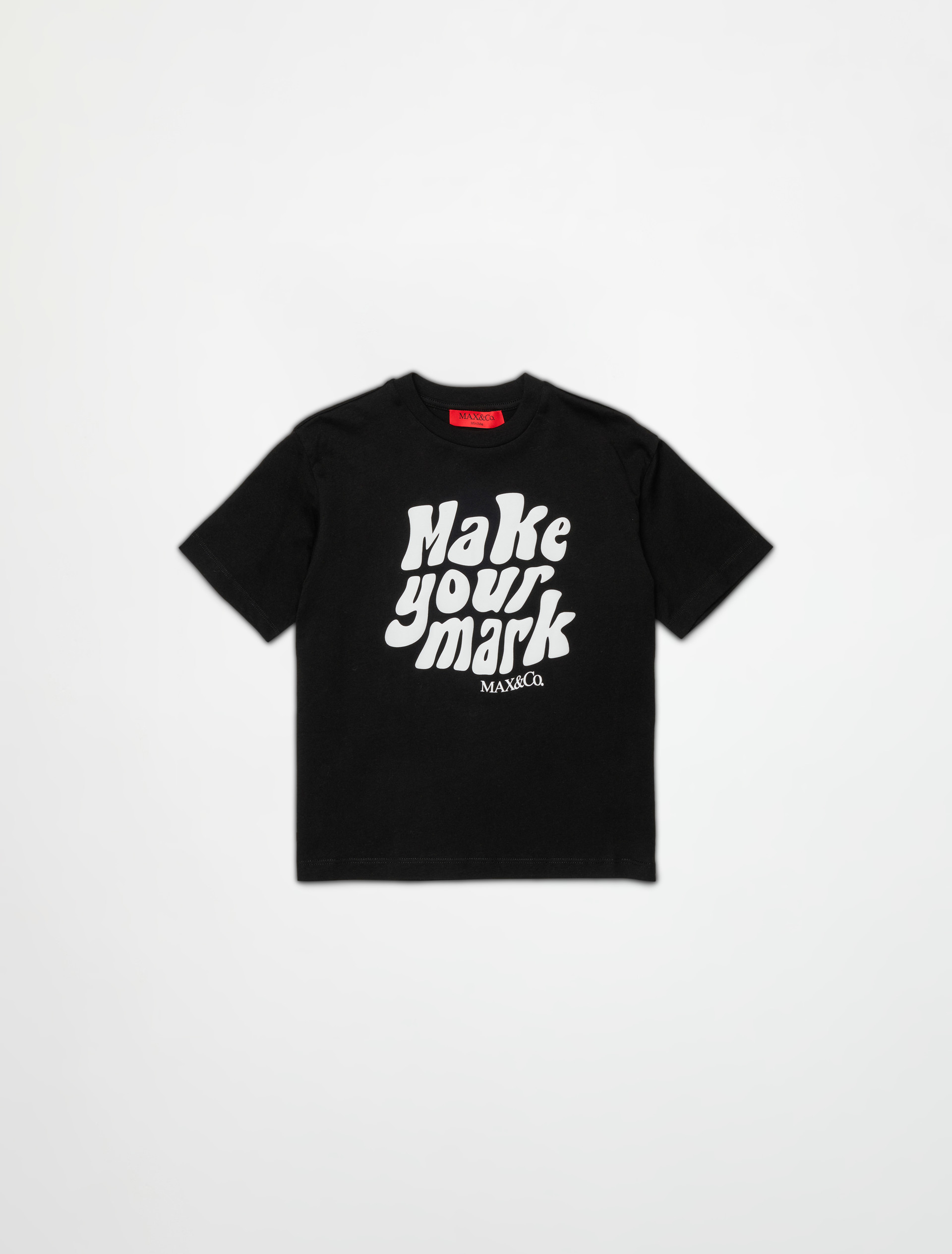 T-shirt with front print and logo KID - MAX&Co.