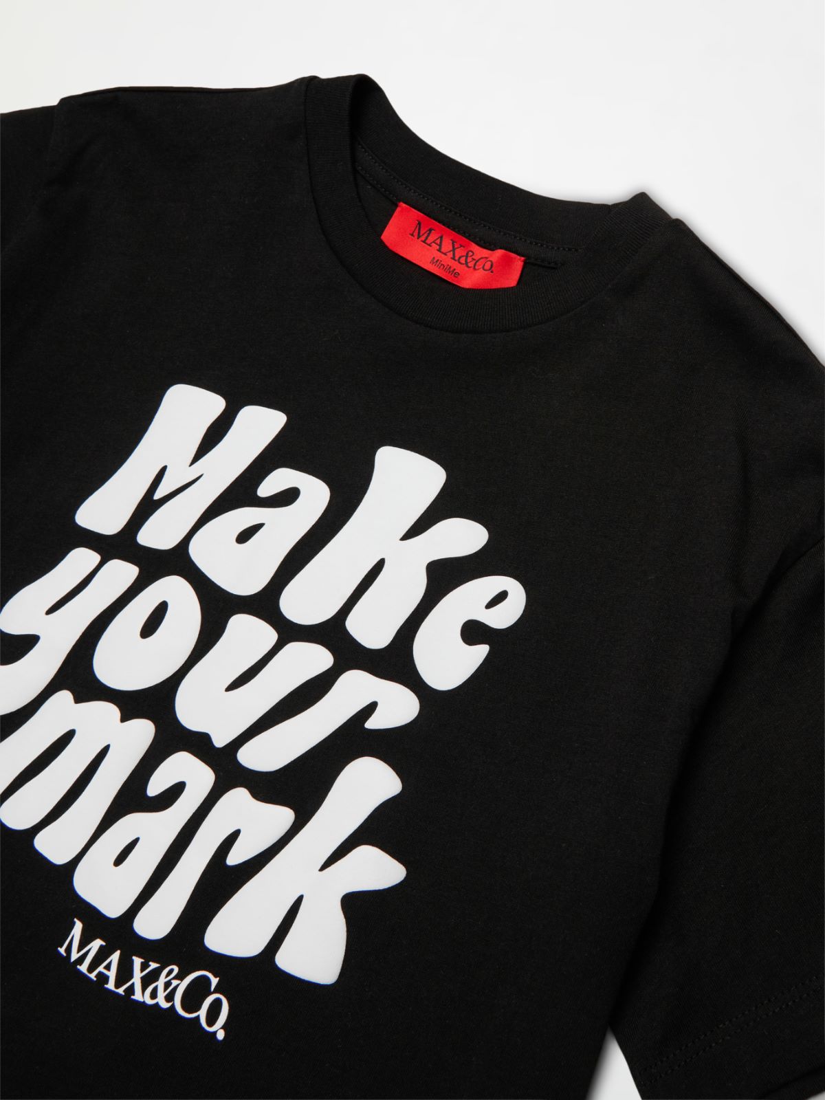 T-shirt with front print and logo KID - BLACK - MAX&Co. - 3