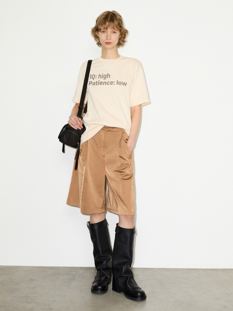 Slogan-print loose-fit T-shirt - MAX&Co. - 4