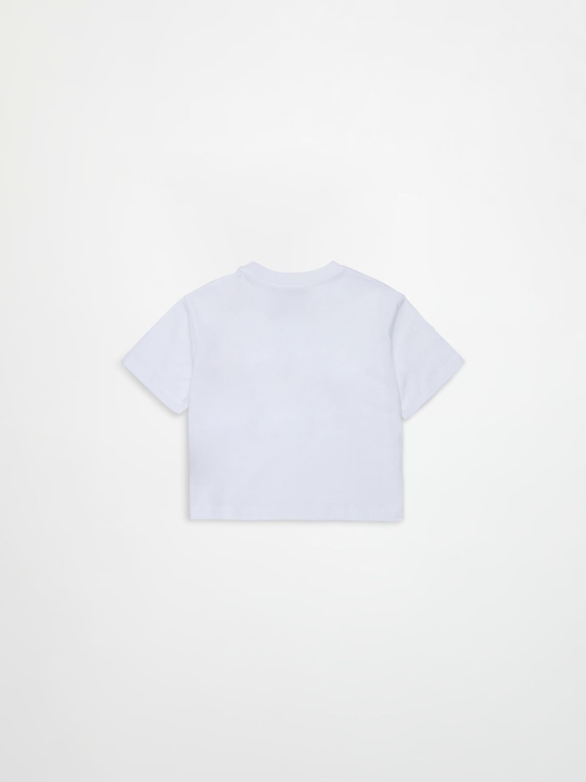T-shirt col ras du cou avec logo KID - BLANC - MAX&Co. - 2