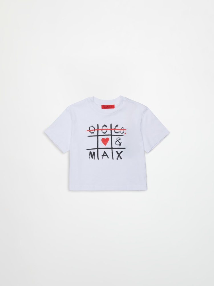 T-shirt col ras du cou avec logo KID - MAX&Co.