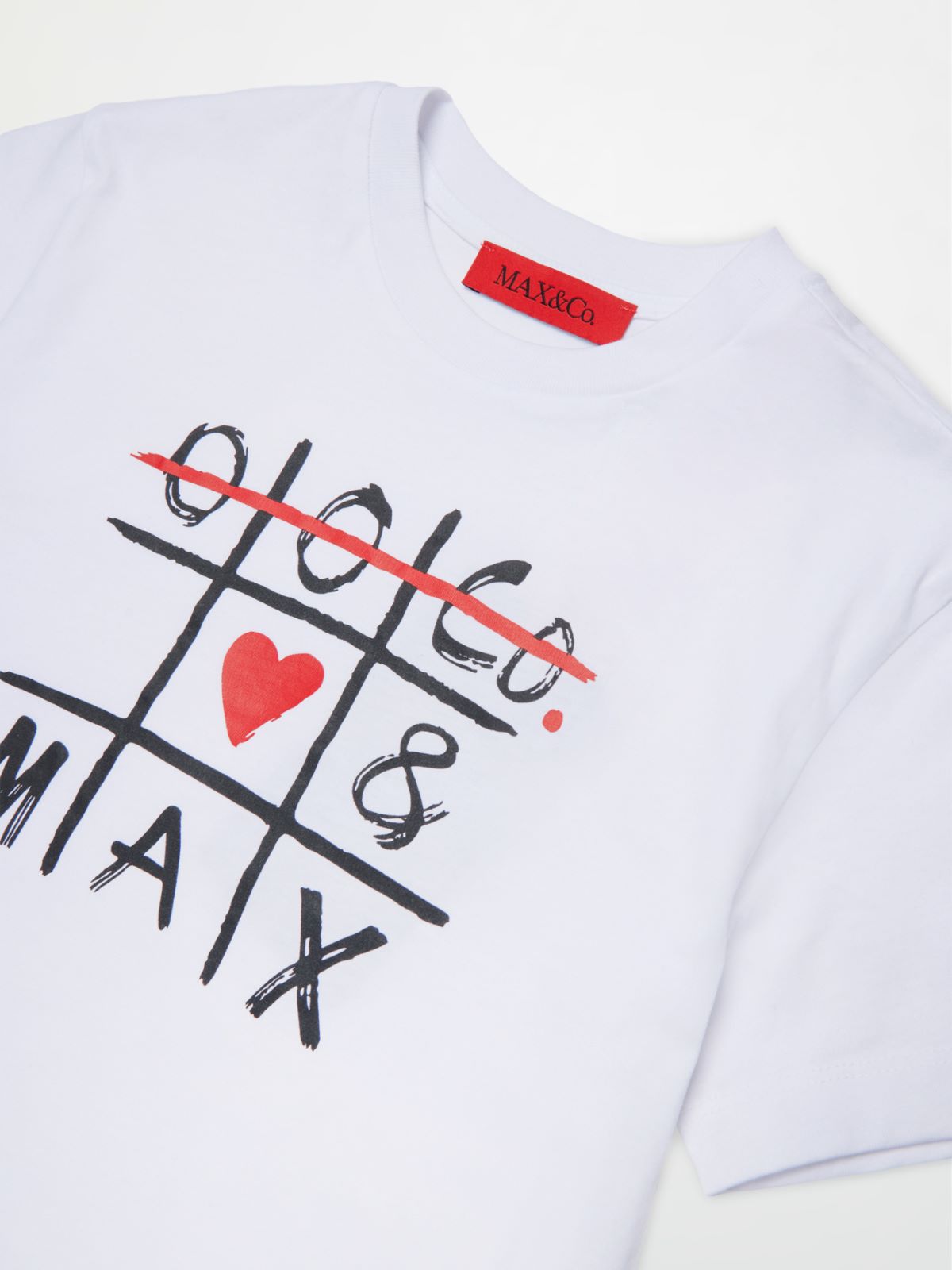 T-shirt col ras du cou avec logo KID - BLANC - MAX&Co. - 3