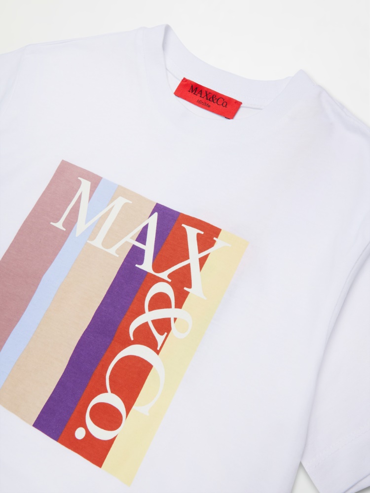 T-shirt with multicolor front logo KID - MAX&Co. - 3