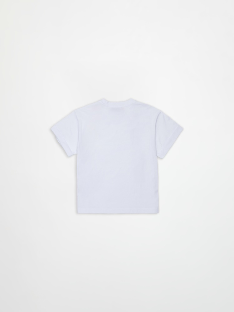 T-shirt avec imprimé nœud métallisé KID - BLANC - MAX&Co. - 2