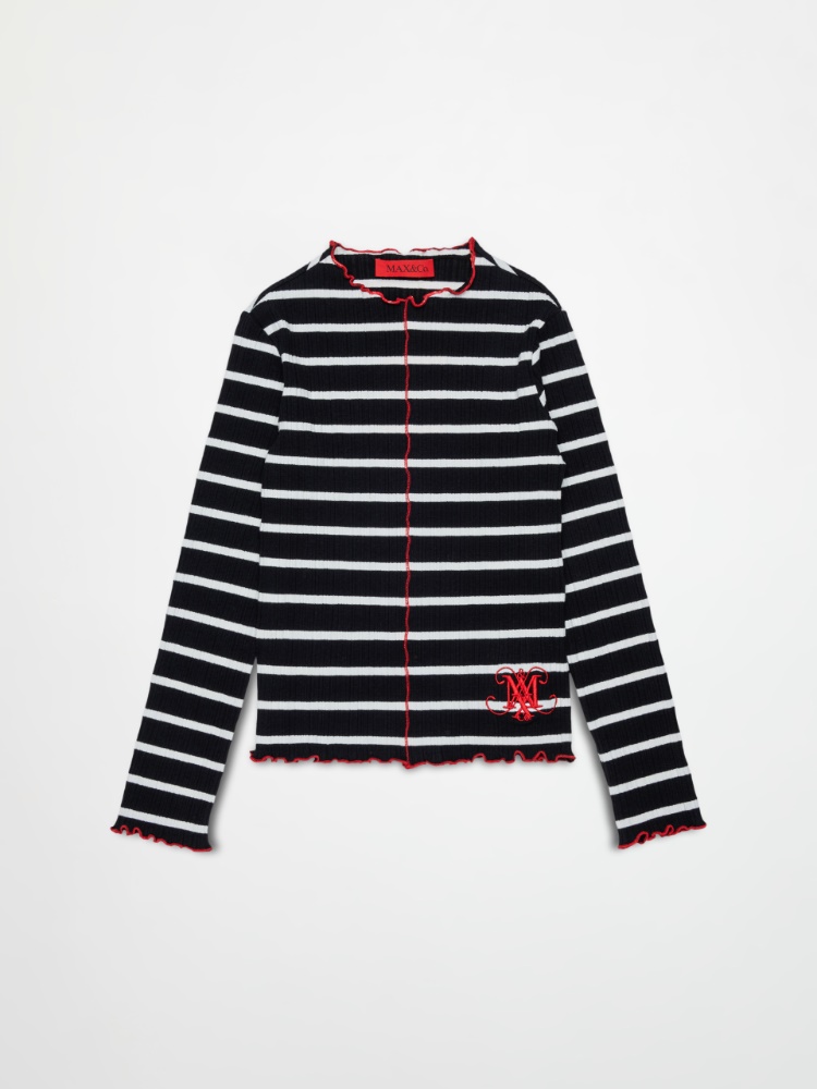 Striped T-shirt with logo KID - MAX&Co.