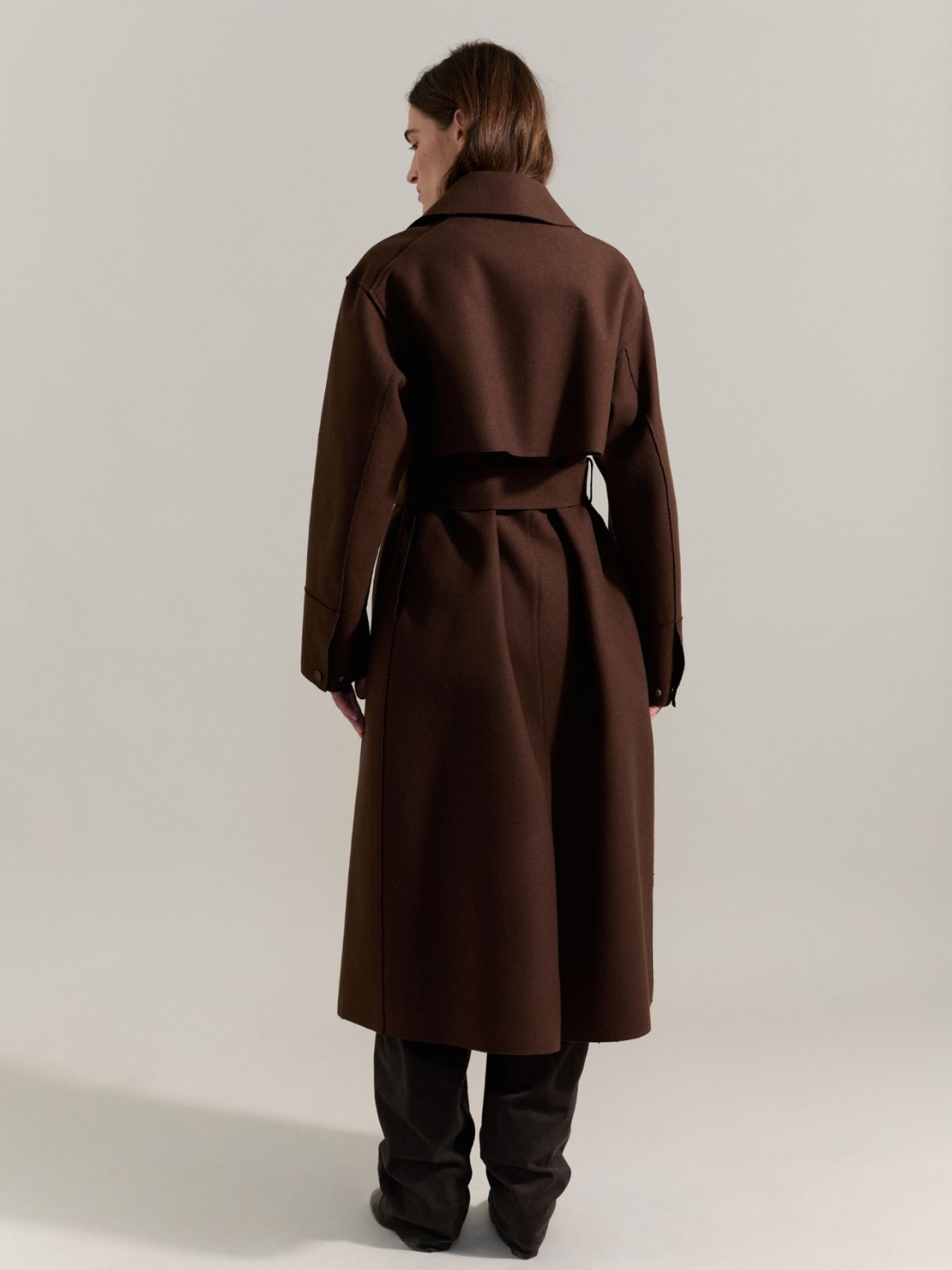 Reversible coat Raeburn &Co.llaboration - DARK BROWN - MAX&Co. - 2