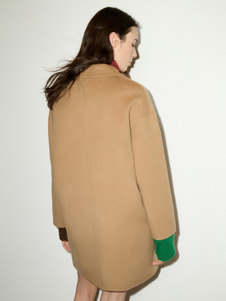 Double-woven wool coat - CAMEL - MAX&Co. - 2