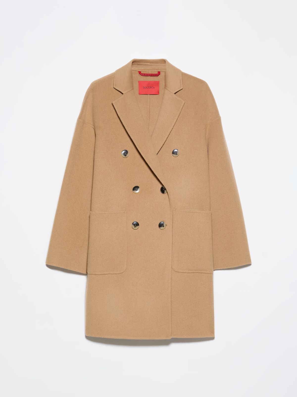 Double-woven wool coat - CAMEL - MAX&Co. - 5