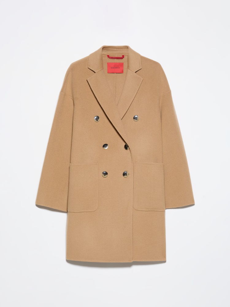 Double-woven wool coat - CAMEL - MAX&Co. - 5