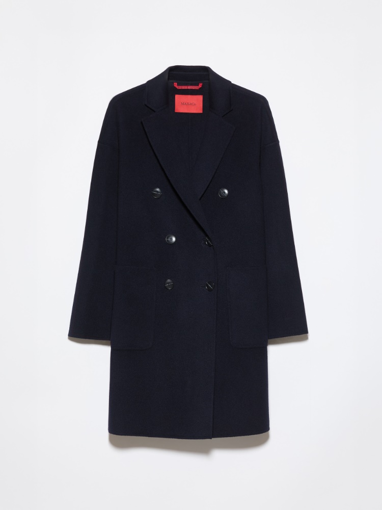 Double-woven wool coat - NAVY - MAX&Co. - 5
