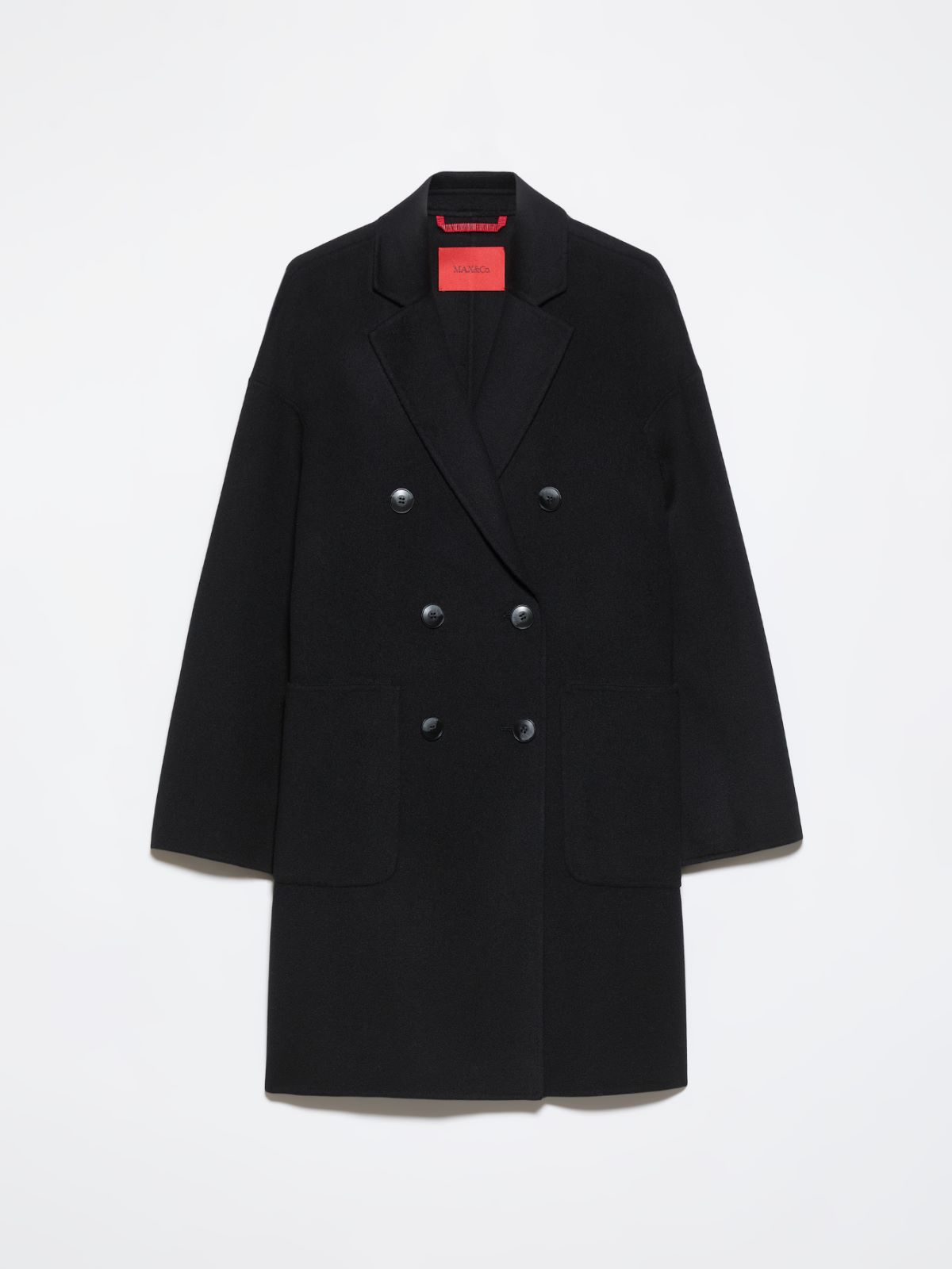 Double-woven wool coat - BLACK - MAX&Co. - 5