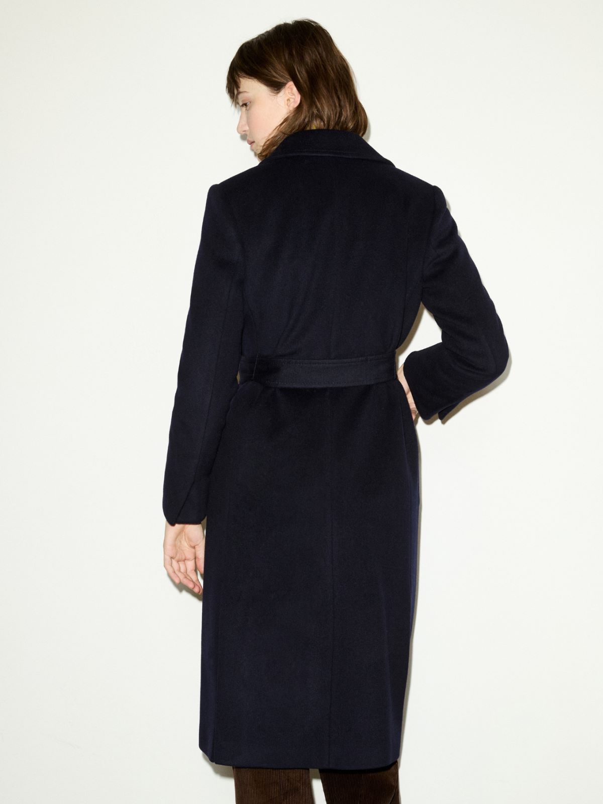 Runaway coat in drap - NAVY - MAX&Co. - 2