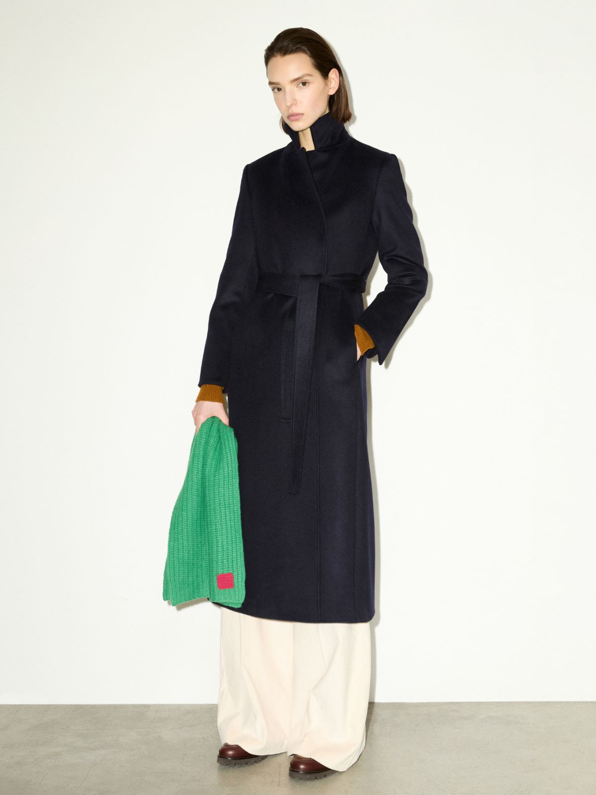 Longrun coat in drap - NAVY - MAX&Co. - 5