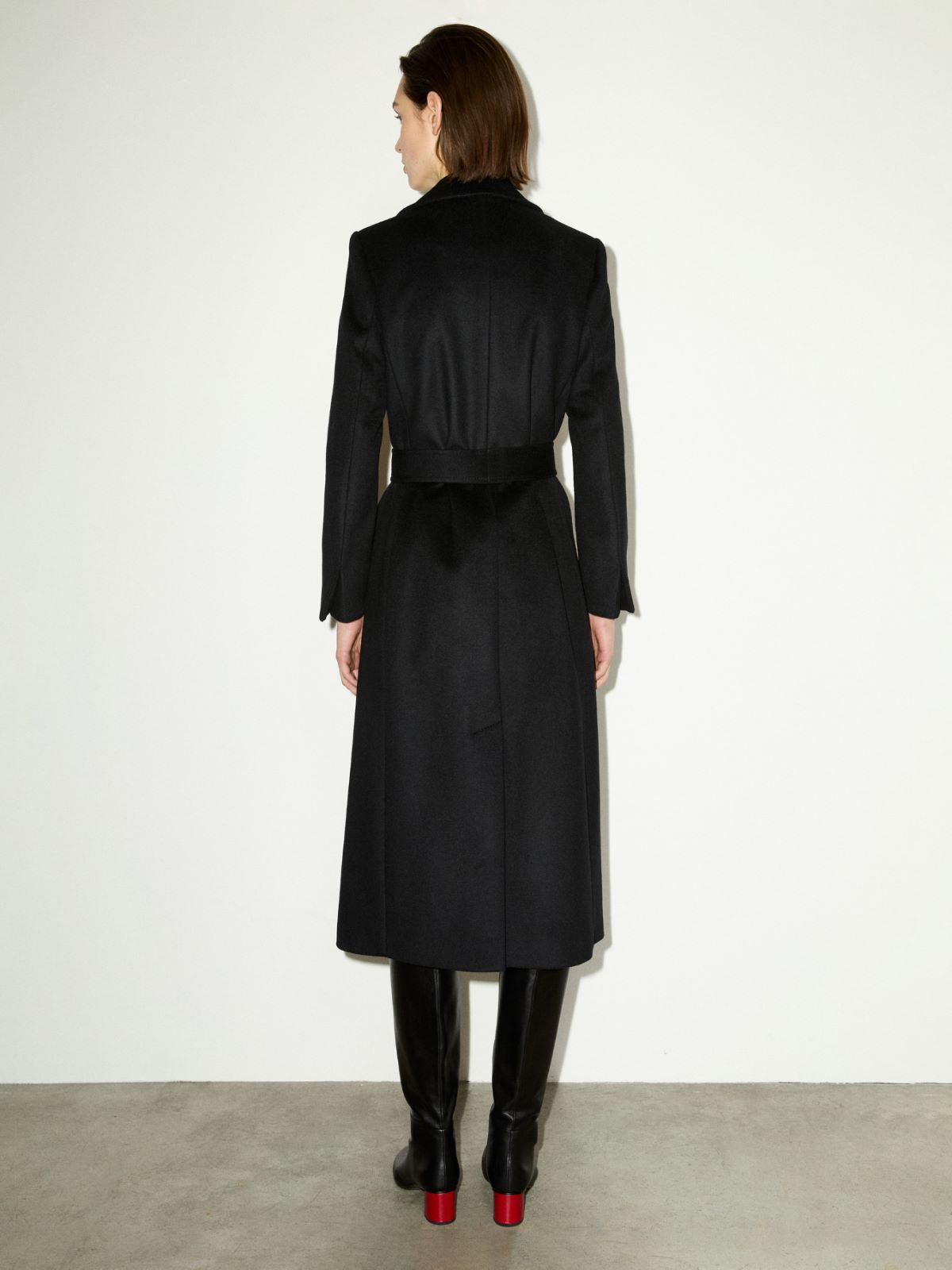 Longrun coat in drap - BLACK - MAX&Co. - 2