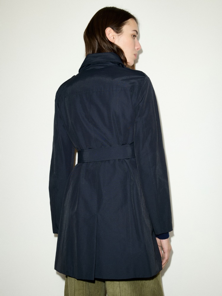 Double-breasted trench coat in ottoman - MAX&Co. - 2