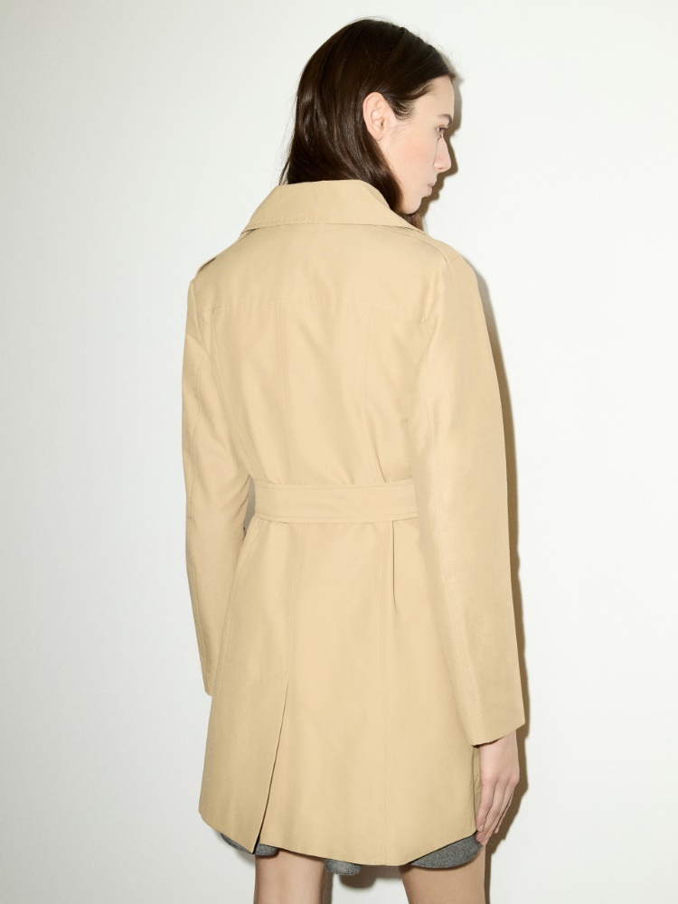 Double-breasted trench coat in ottoman - MAX&Co. - 2