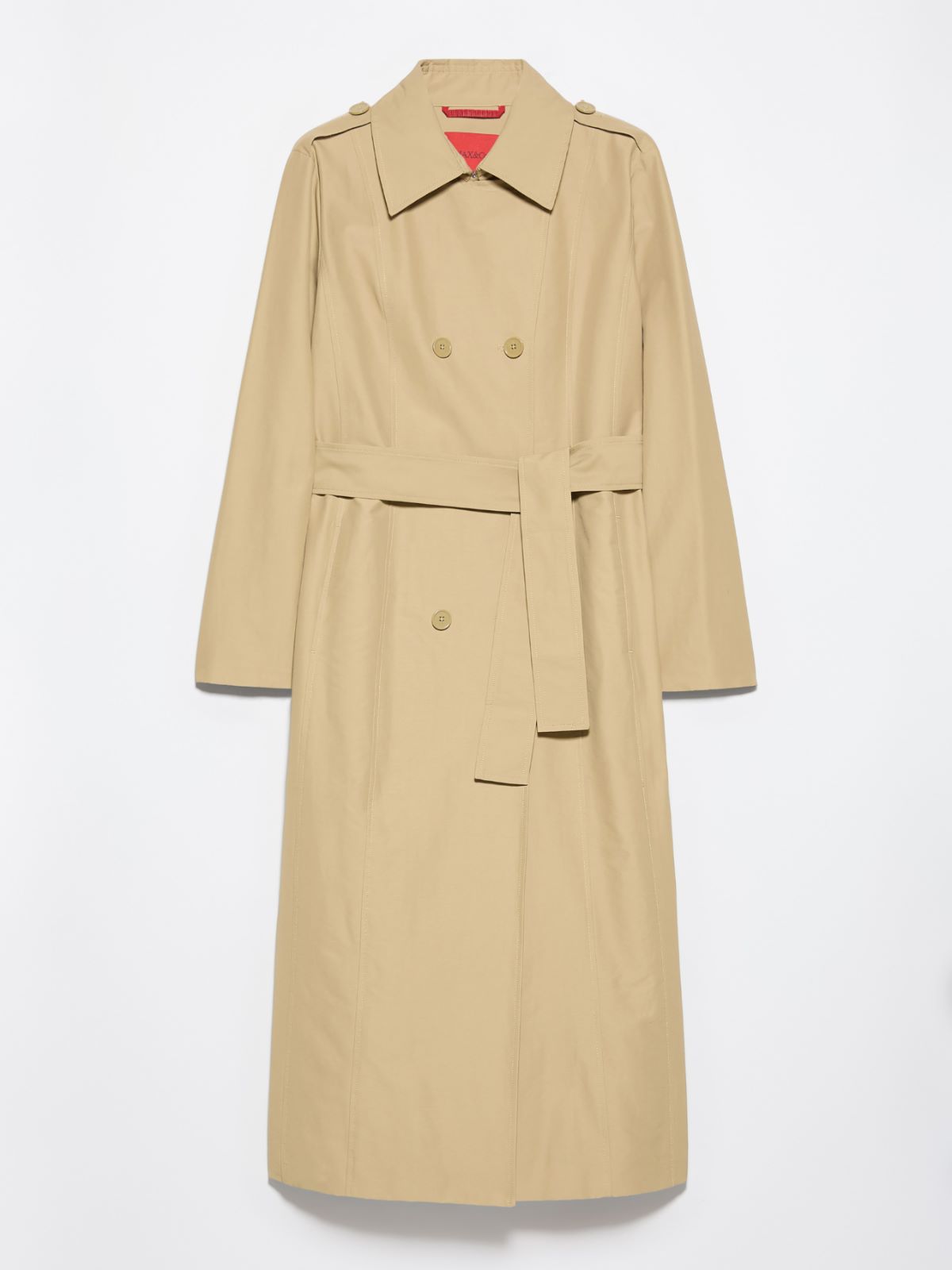 Ottoman midi trench coat - BROWN - MAX&Co. - 6
